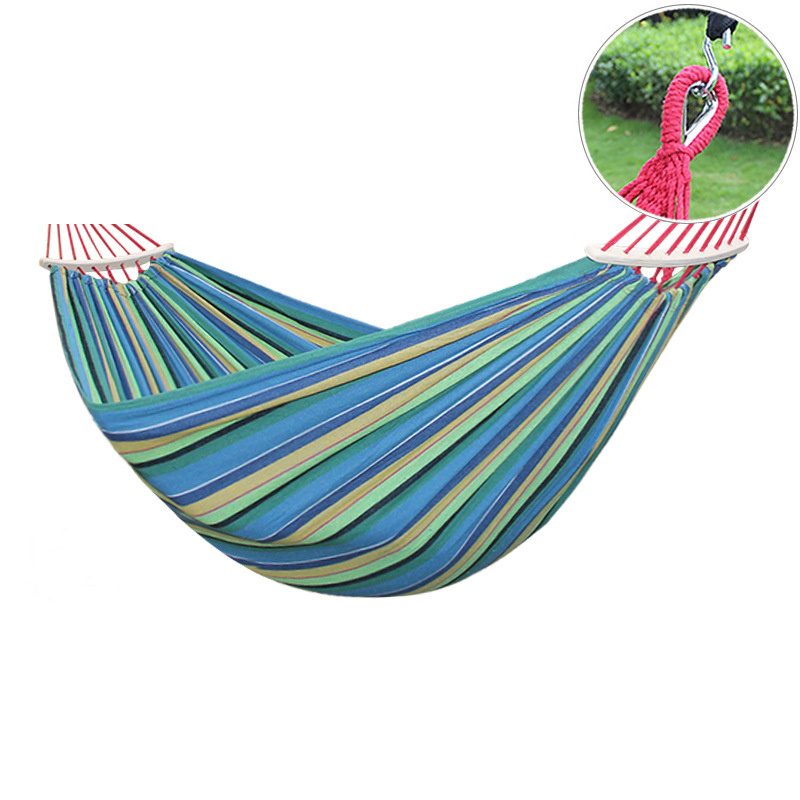 Wholesale swing double outdoor swing thickened Folding canvas hammock