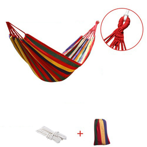 New design Rainbow swing double outdoor swing outdoor Portable canvas hammock