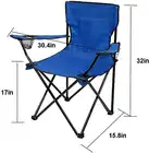 Outdoor Camping Folding Chair 300lb Capacity Heavy Duty Big Tall Quad Seat with Cup Holder,