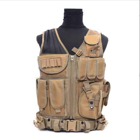 Multifunctional Tactical Gear Equipment  Black Security Tactical Vest