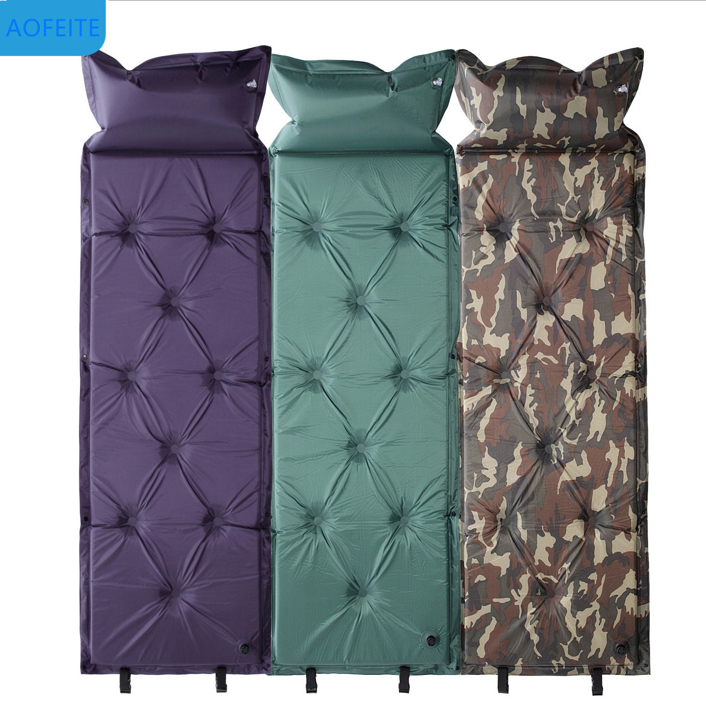 Hot Selling Self Inflatable Mat Sleeping Pad Camping Tent Air Mattress Cushion for Outdoor