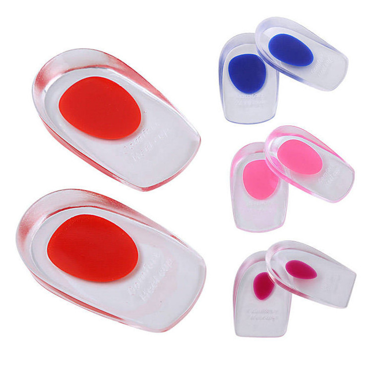 Silicone Gel Heel Protector Comfortable Heel Cups Plantar Fasciitis Inserts Pads for Both Men and Women Personal Foot Care