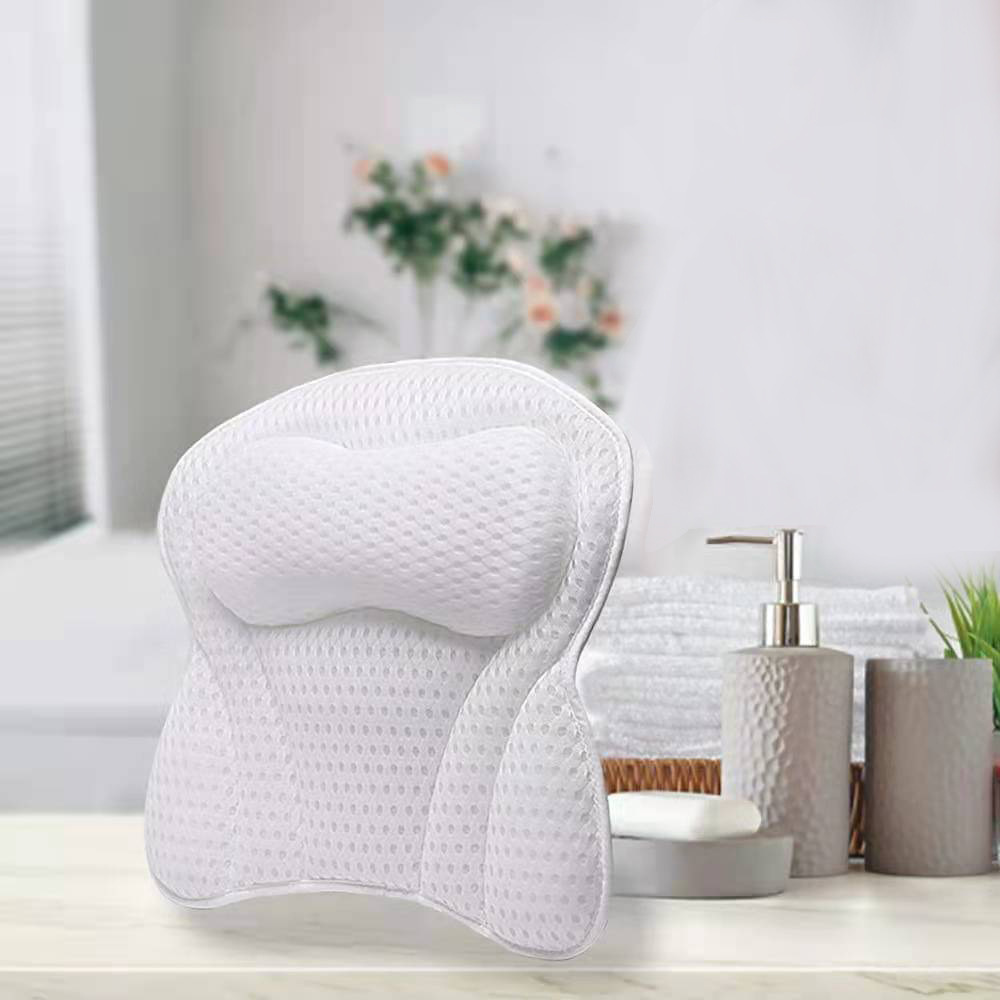 Factory Direct Sales Multiple Designs SPA Pillow Luxury Bathtub Pillow with Back and Headrest Cushion