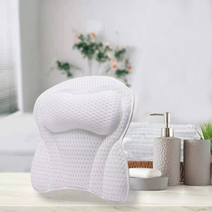 Factory Direct Sales Multiple Designs SPA Pillow Luxury Bathtub Pillow with Back and Headrest Cushion