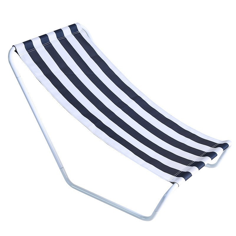 Hot Selling Outside Portable Folding Oxford Cloth Beach Lounge Chair Stripes Backpack Beach Chair