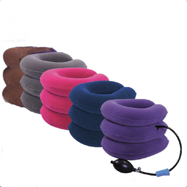 Inflatable Neck support pillow /cervical neck traction device /air neck traction collar cervical