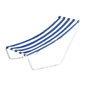 Hot Selling Outside Portable Folding Oxford Cloth Beach Lounge Chair Stripes Backpack Beach Chair