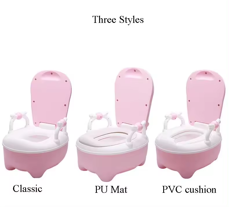 2024 new kids Cute Plastic Carton Portable Toilet For Baby Bathroom Toddler Child Potty Training