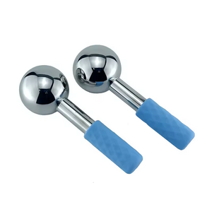 Stainless Steel Durable Cryo Ice Globes for Facial massage Puffiness, Wrinkles, Dark Circles, Headaches