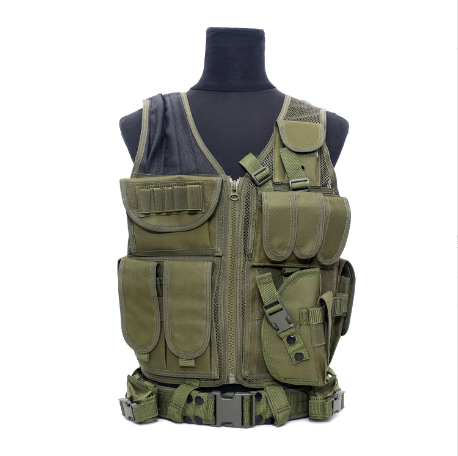 Multifunctional Tactical Gear Equipment  Black Security Tactical Vest