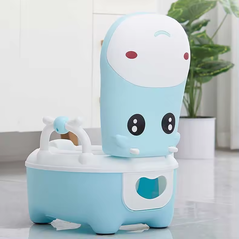 2024 new kids Cute Plastic Carton Portable Toilet For Baby Bathroom Toddler Child Potty Training