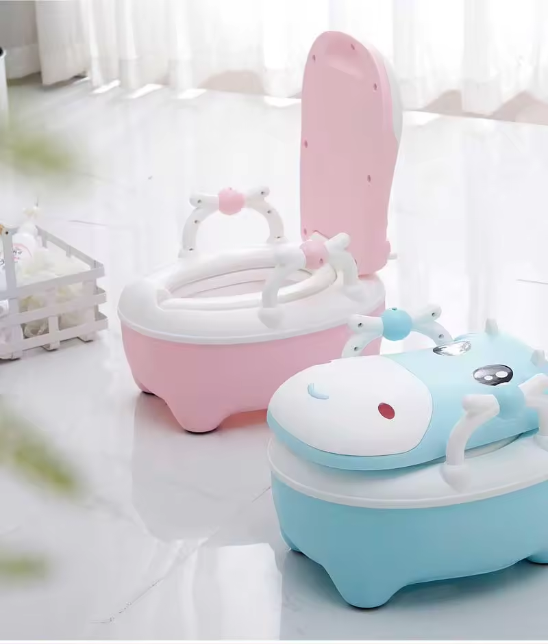 2024 new kids Cute Plastic Carton Portable Toilet For Baby Bathroom Toddler Child Potty Training