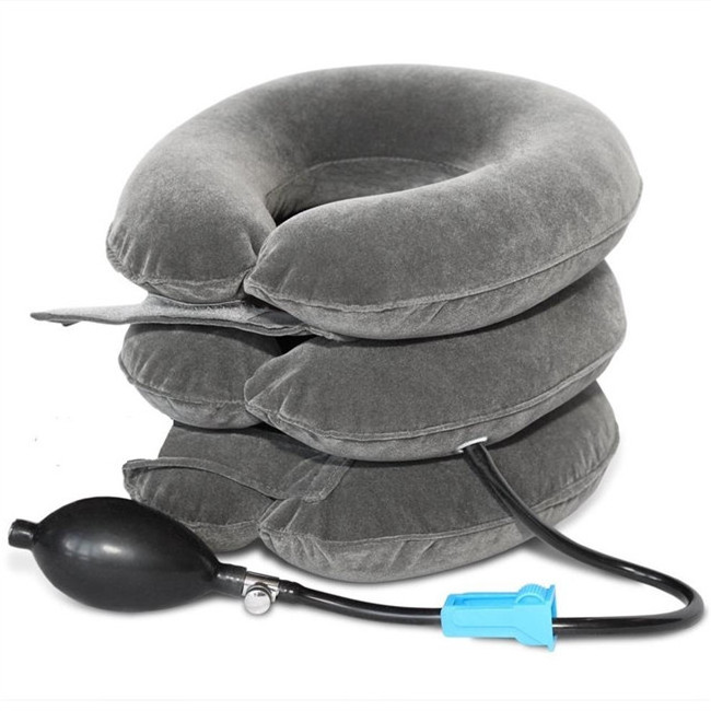 Inflatable Neck support pillow /cervical neck traction device /air neck traction collar cervical