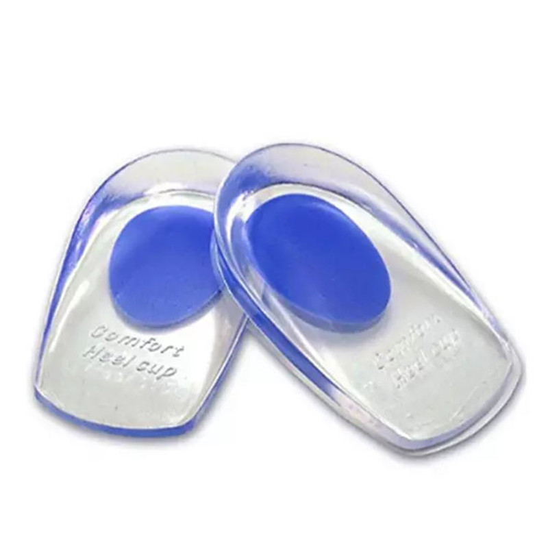 Silicone Gel Heel Protector Comfortable Heel Cups Plantar Fasciitis Inserts Pads for Both Men and Women Personal Foot Care