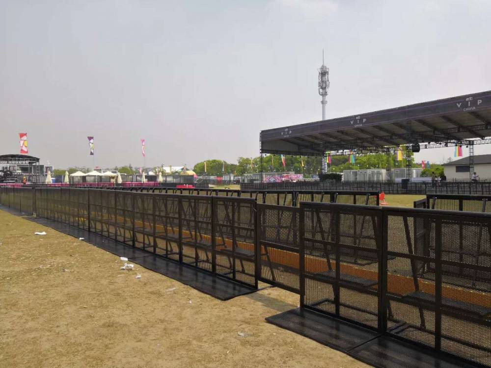 security control Concert Crowd Control Barrier Fence Aluminum Stage Barriers Newest and favorable Concert Mojo Barricade