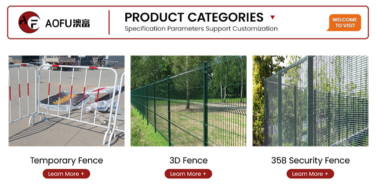 Heavy duty galvanized concert barricade crowd control barrier fence for event Fence outside concert crowd control barrier