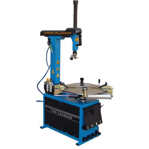 Electromachinacal wheel machine pneumatic back tilting post tire changer