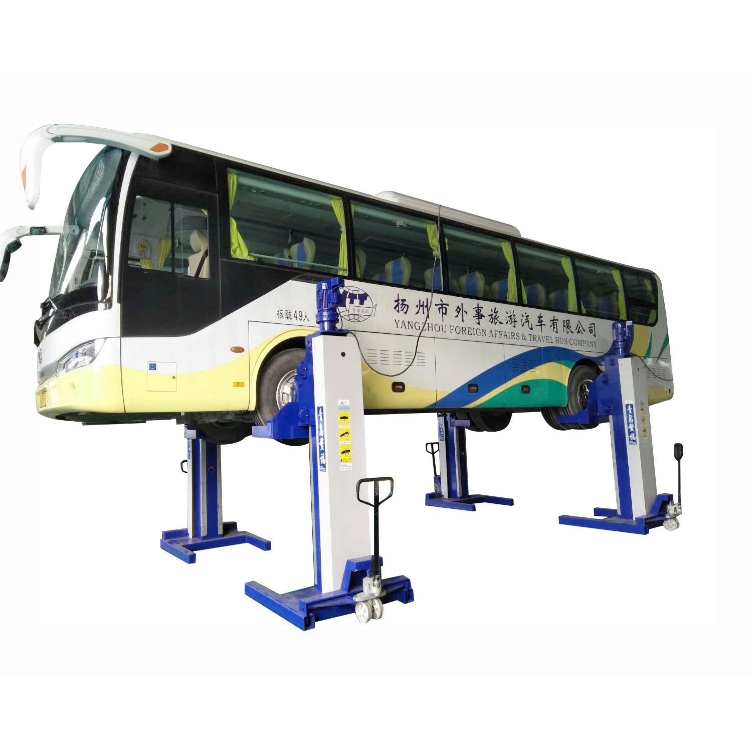 manual mobile lift car movable car lift used 4 post car lift for sale