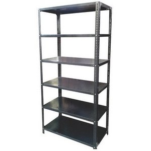 4/5 level with screw corner metal storage rack wholesale, warehouse storage rack, slotted angle storage rack