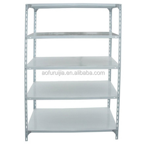 5 tiers metal slotted angle rack with bolts&nuts