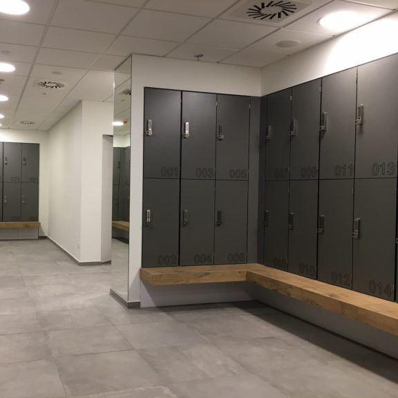 AoGao hpl phenolic lockers employee cabinets gym lockers