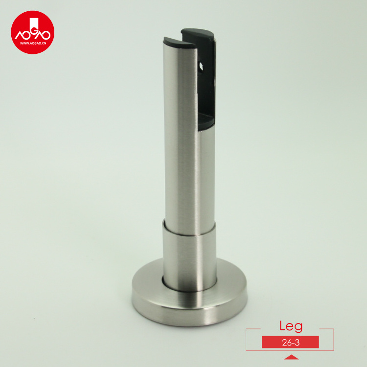 Aogao 26-3 toilet partition adjustable stainless steel feet