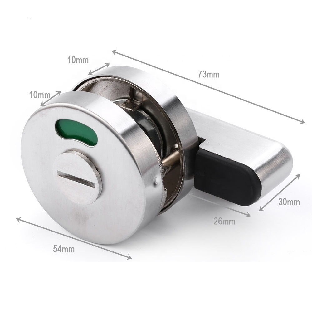 stainless steel 304 toilet door lock Toilet cubicle partition accessories