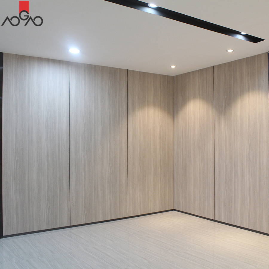 AOGAO Modern Office Furniture HPL Wall Cladding Panel Flame Retardant Panel Fiber Cement