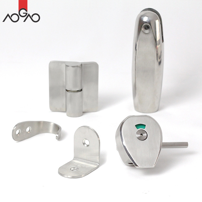 AOGAO Shower Door Hinge Commercial Hpl Toilet Cubicle Hardware