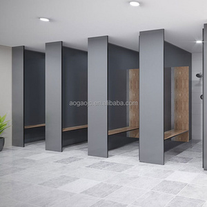 Waterproof Compact Laminate Toilet Partition For Gym Change Room