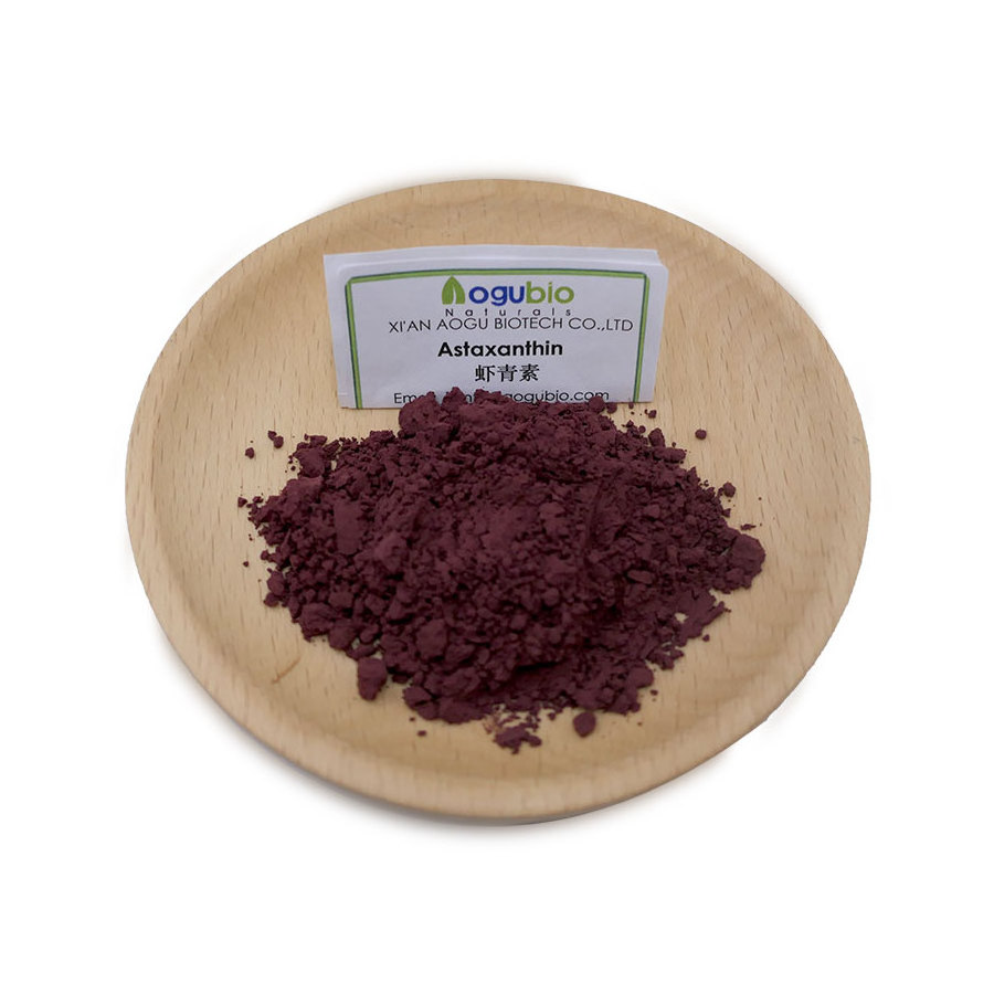 Pure Astaxanthin 2% 5% 10% High Quality Haematococcus Pluvialis Extract Astaxanthin Powder