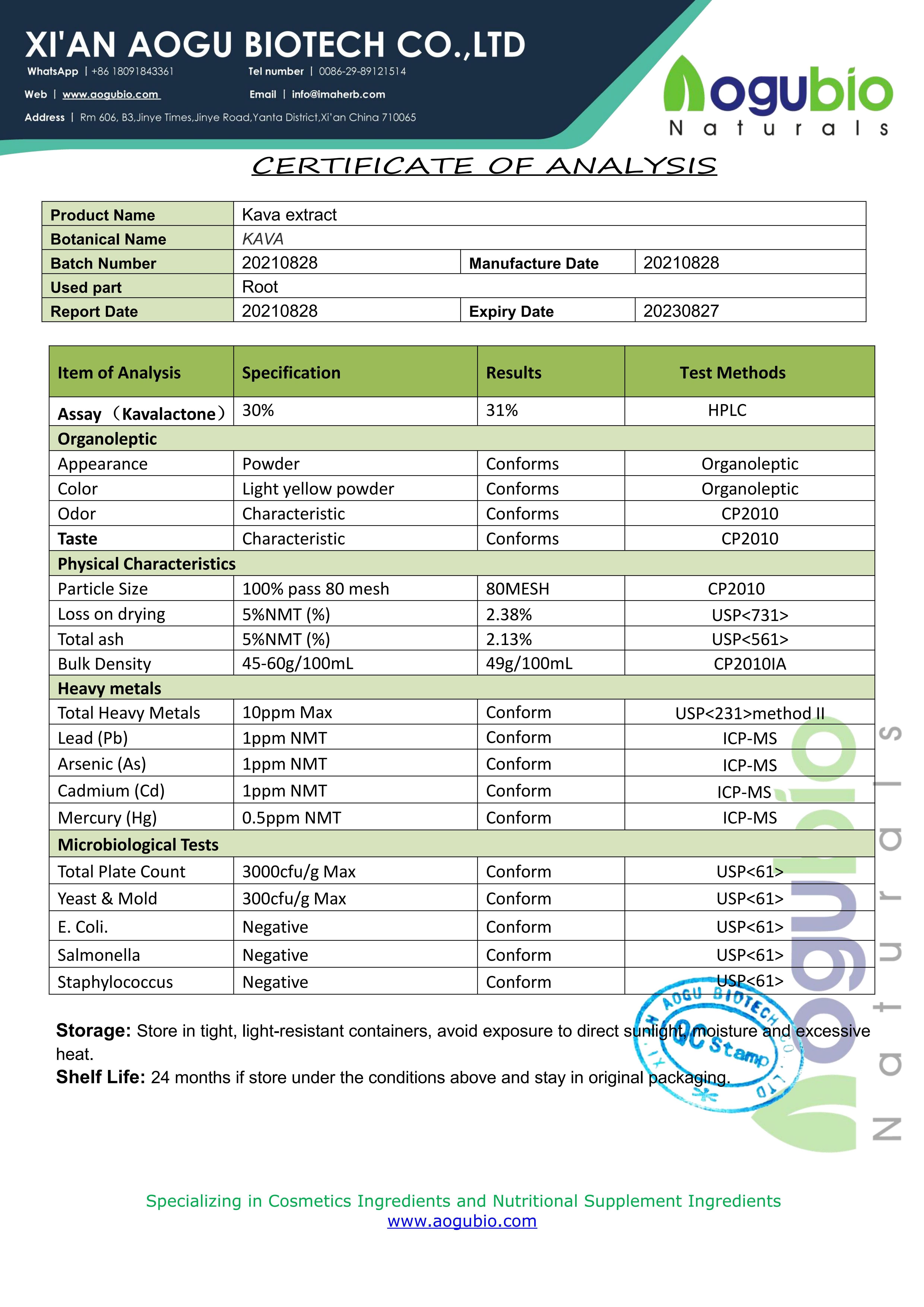 Wholesale Kava Extract Kavalactone Kava Root Extract Powder 30% 70% Kavalactones