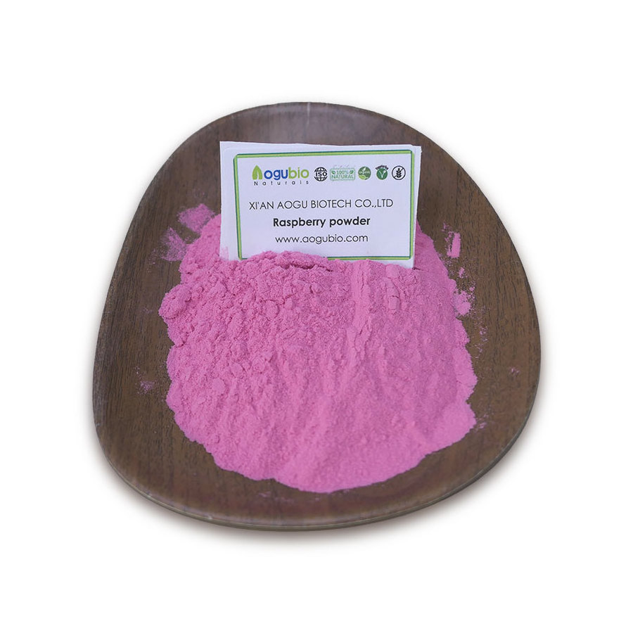 China Supply  Private Label Natural Organic Freeze Dried Raspberry Fruit Powder black raspberry extract powder