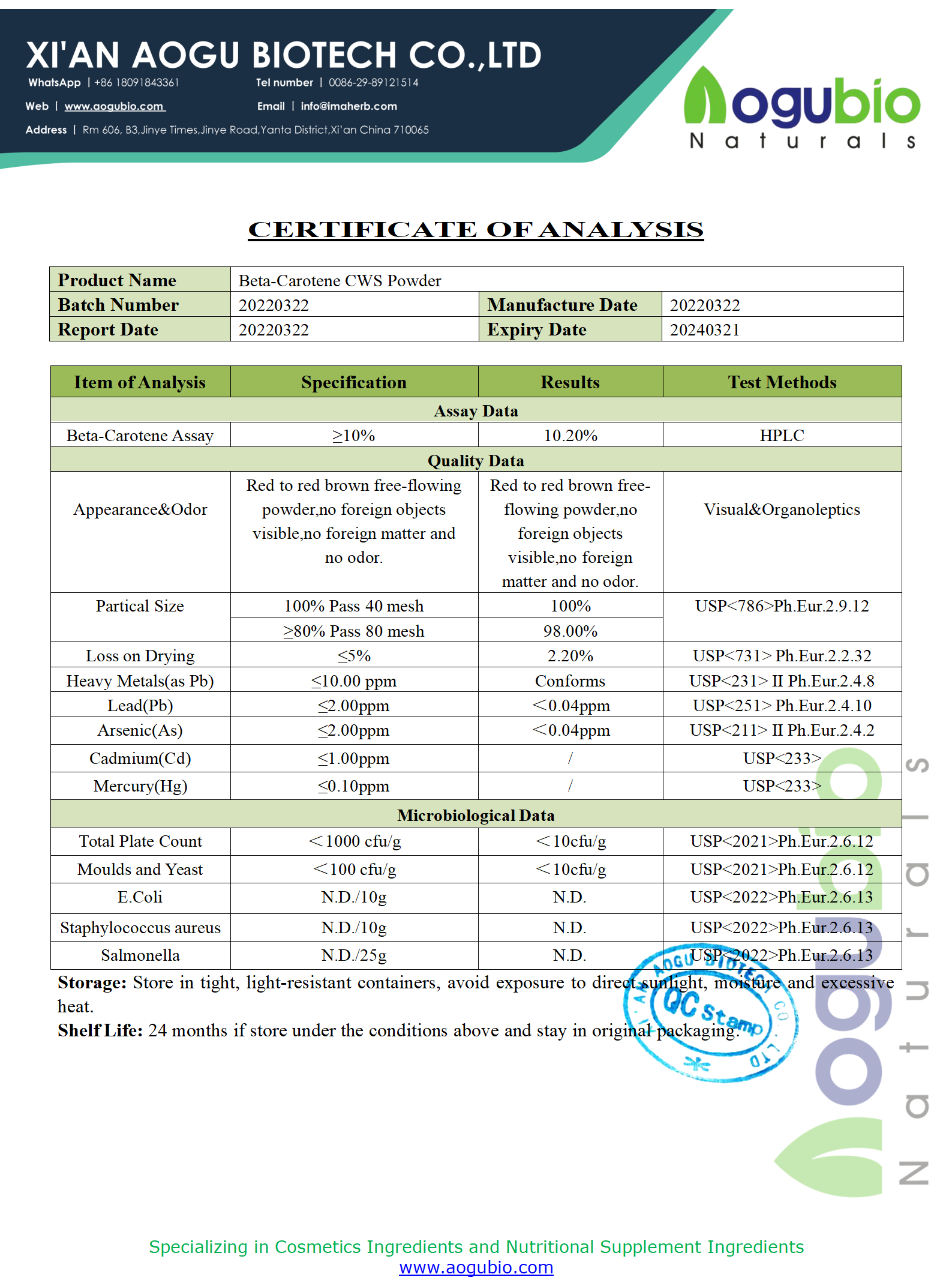 Bulk Price Beta carotene Food Grade Beta carotene natural color Carrot extract 1%~20% Beta carotene