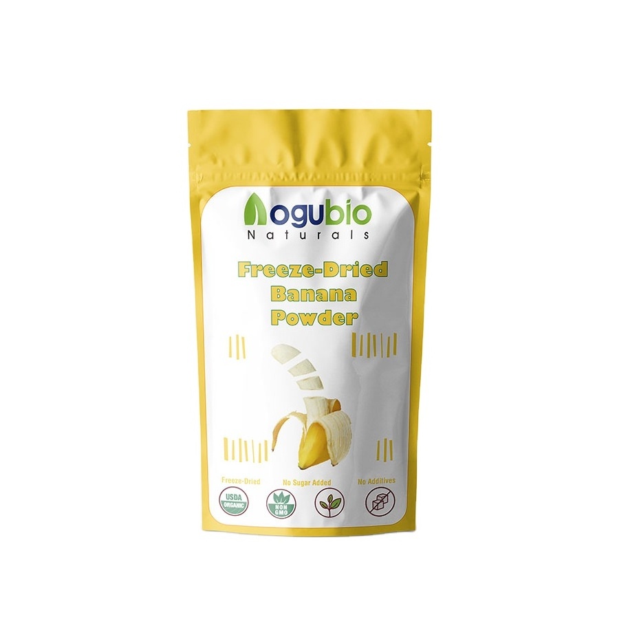 Bulk Banana Powder 4OZ 8OZ 16OZ small bags Natural Banana Powder 100% Pure Freeze Dried Banana Powder