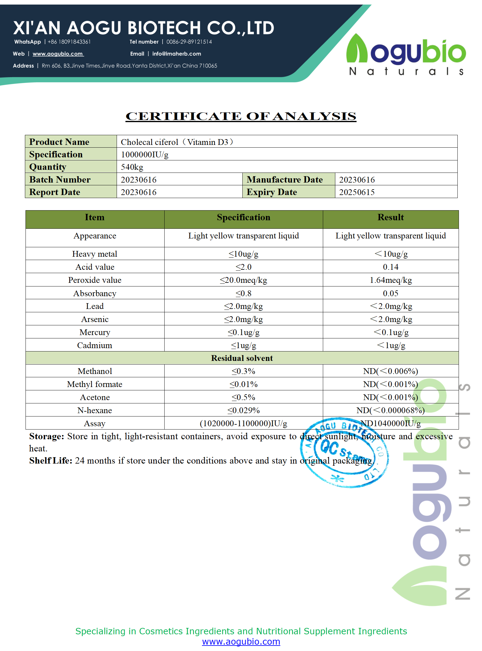 High Quality D3 Vitamin Powder Feed Grade Supplements CAS 67-97-0 Vitamin D3 Powder