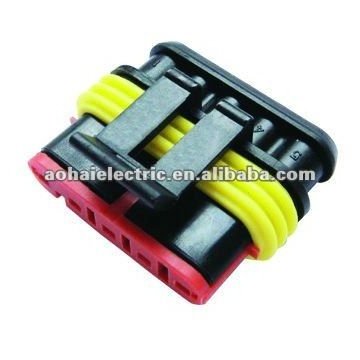 2 3  4 5 6 pin  waterproof male female automotive connector