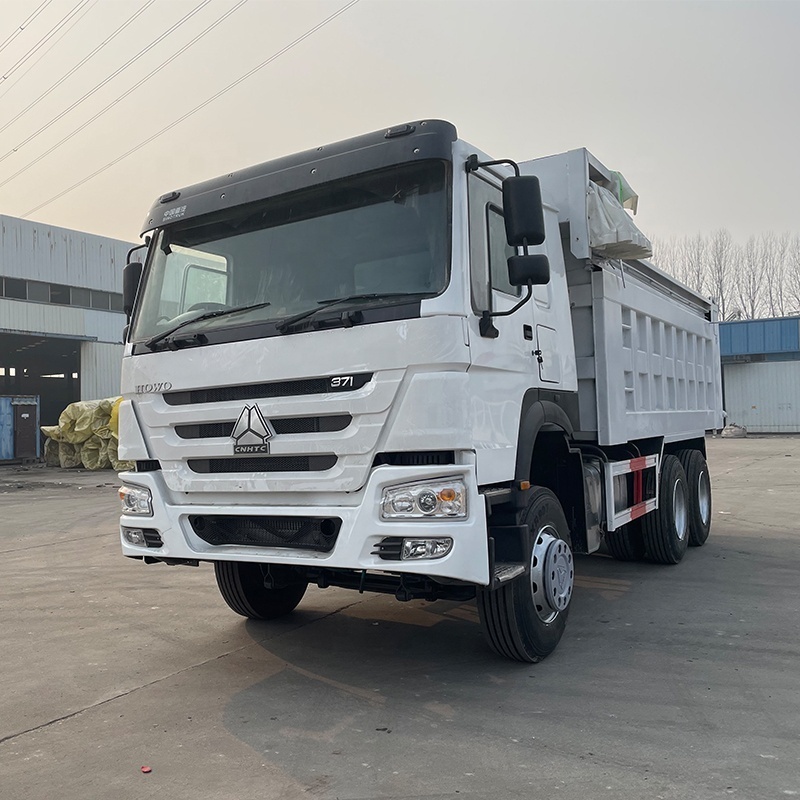 Second Hand Dump Truck Sino  HOWO left or right hand 371 6X4 U shape trap box  Used Dump Truck for Sale