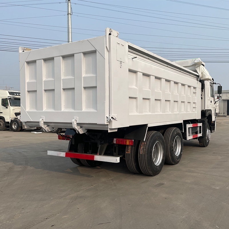 Second Hand Dump Truck Sino  HOWO left or right hand 371 6X4 U shape trap box  Used Dump Truck for Sale