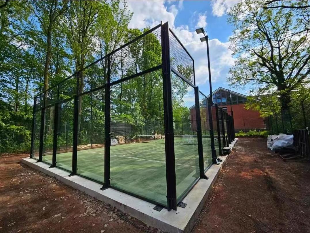 Padel Tennis Court artificial grass padel frame type padel tennis court China tennis court material Playground equipment