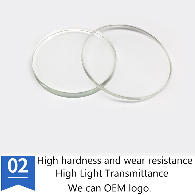 Heat Resistance Boiler Telescope Mirror Blanks Borosilicate Toughed Glass Plate Circular Sight Glass Sheet