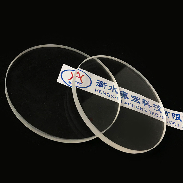 DIN 7080 Tempered Telescope Mirror Blanks Borosilicate Glass Sheet Circular Transparent Float Sight Glass