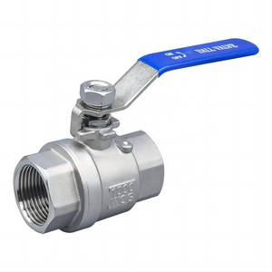 Aohoy ss 304 316L stainless steel 1000WOG full NPT BSP 1/2" thread cf8m 2 pc ball valve