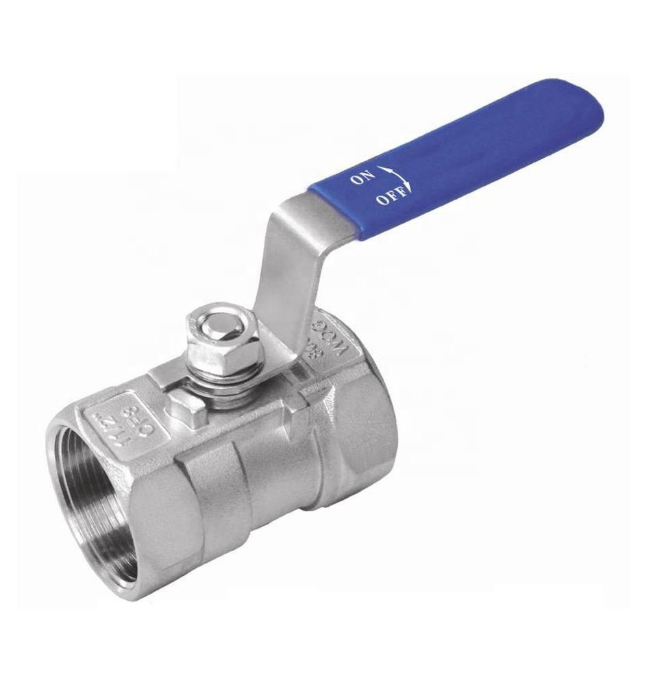 Aohoy stainless steel full port 1000 wog pneumatic actuated female threaded double acting air driven ball valve