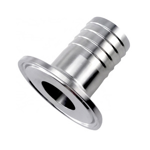 Aohoy stainless steel 304 316l sanitary tri-clamp 1" 1.5" Home Brew hose barb ferrule fitting Adapter