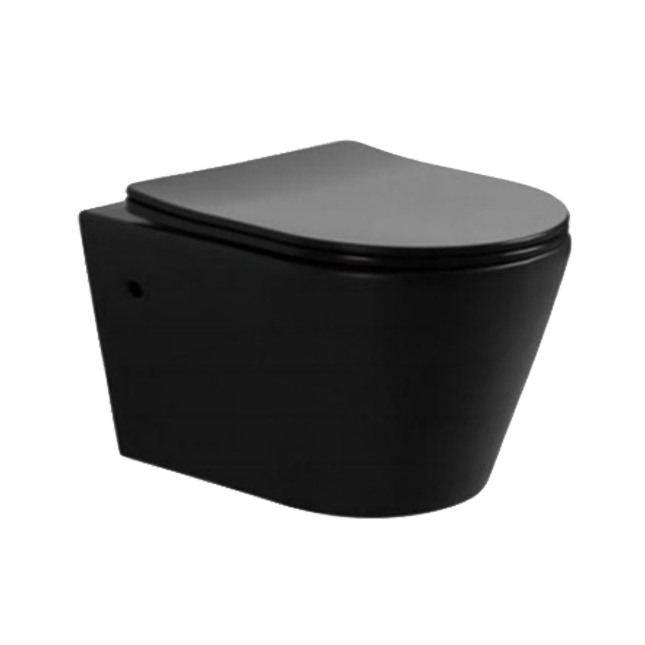 Hot selling Indian bathroom matte color black color wall hung toilet new design