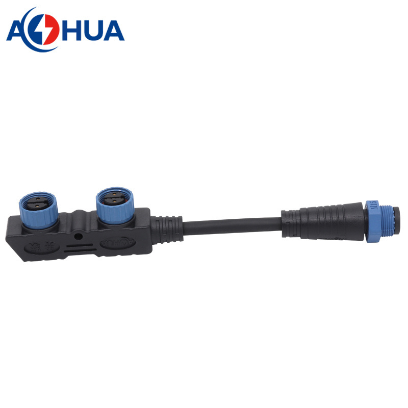 AOHUA Power driver cable IP67 male female waterproof led module connector