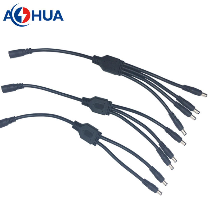 AOHUA 55 2.1 2.5 quick plug unplug 4A fast connect male female dc jack for power cable