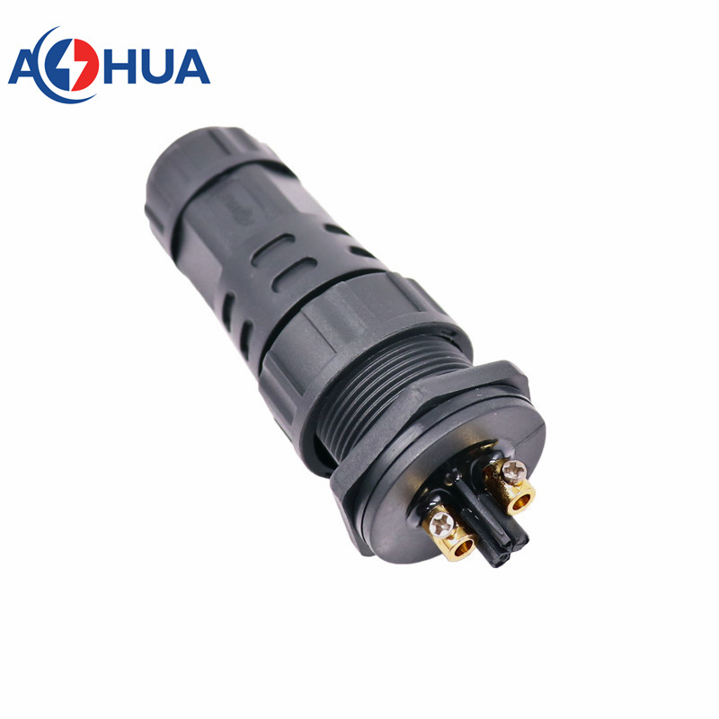 M25 Waterproof Connector 2 3 4 Pin Solder Free Marine Connectors Panel Mount Connector