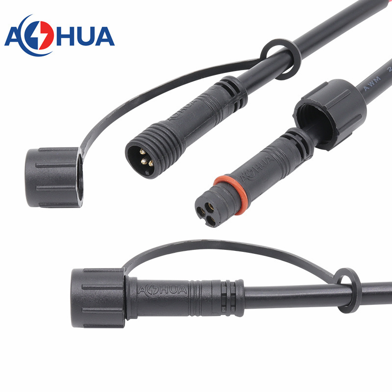 Customized IP65 IP67 M10 Male female small connector waterproof connector 4pin wiring receptacle led connector